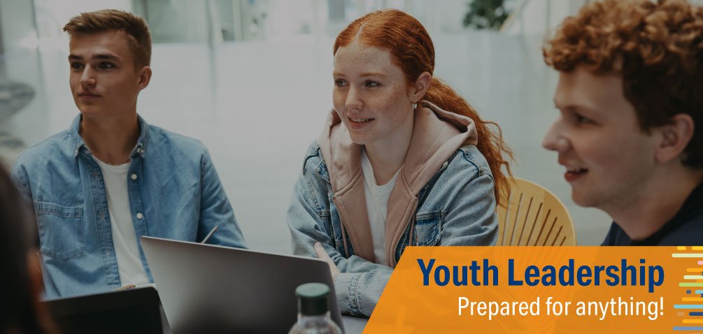 Youth gathered together for Youth Leadership